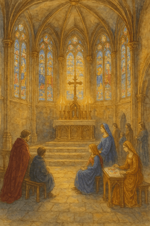 Religious Life in the Castle - Castle Chapel Interior