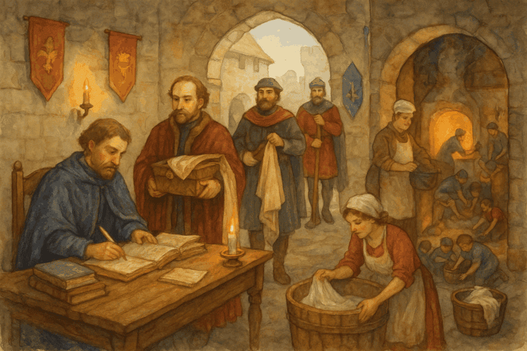 The Servant Hierarchy in a Medieval Castle: From Steward to Scullion