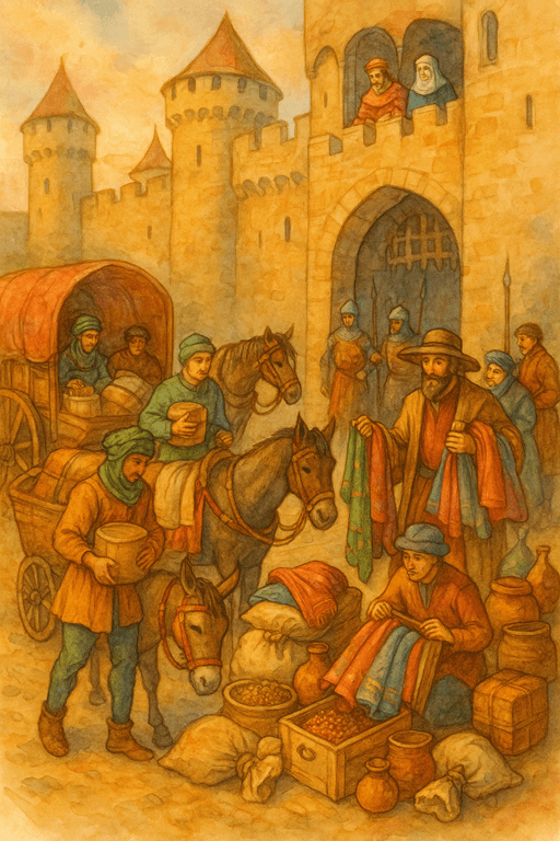 Merchants and Traders: Supplying the Castle with Exotic Goods