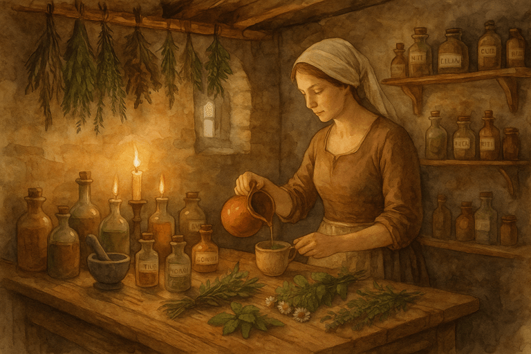 Medicinal Herbs in the Medieval Castle: Healing with Nature